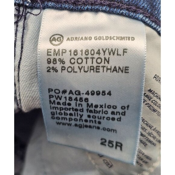 Women's - AG Adriano Goldschmied The Harper Straight Leg Jeans, Size 25R - Picture 6 of 7